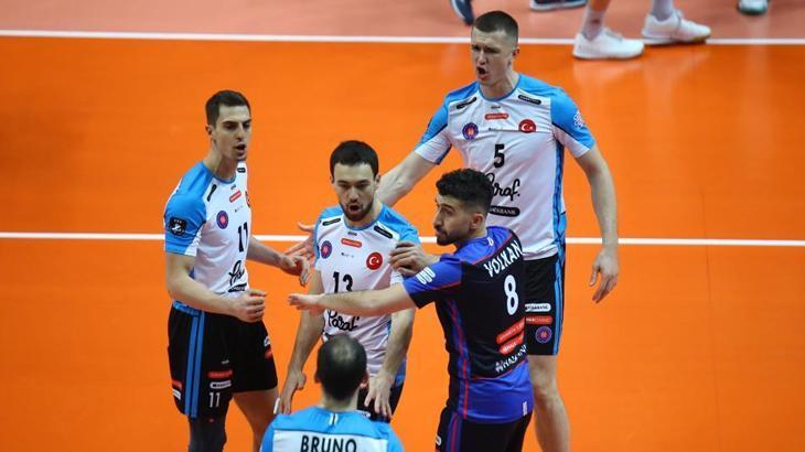 Halkbank Cev Erkekler Ampiyonlar Ligi Nde Eyrek Finalde Voleybol