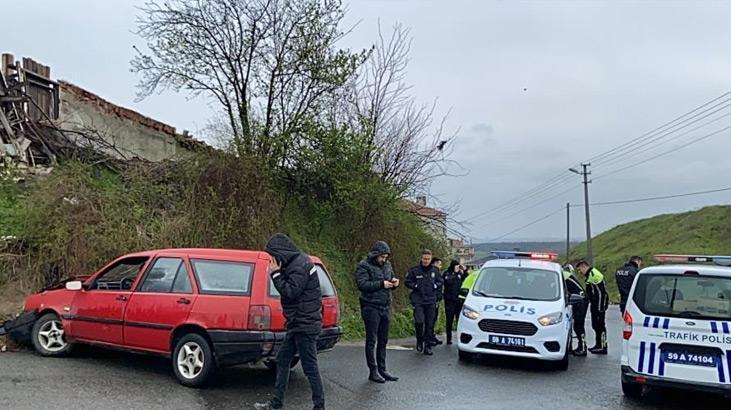 Çaldığı otomobille polisten kaçarken kaza yaptı Son Dakika Haberler