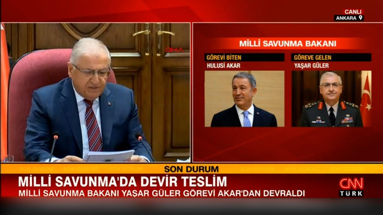 Savunma Bakanl Nda Devir Teslim Ya Ar G Ler G Revi Devrald