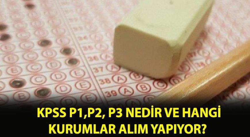 KPSS P1 P2 P3 puanı ile alım yapan kurumlar 2020 KPSS P1 P2 P3 puan