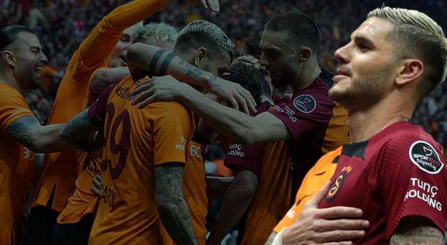 Son dakika Galatasaray da İcardi ilke imza attı Üst üste 8 gol