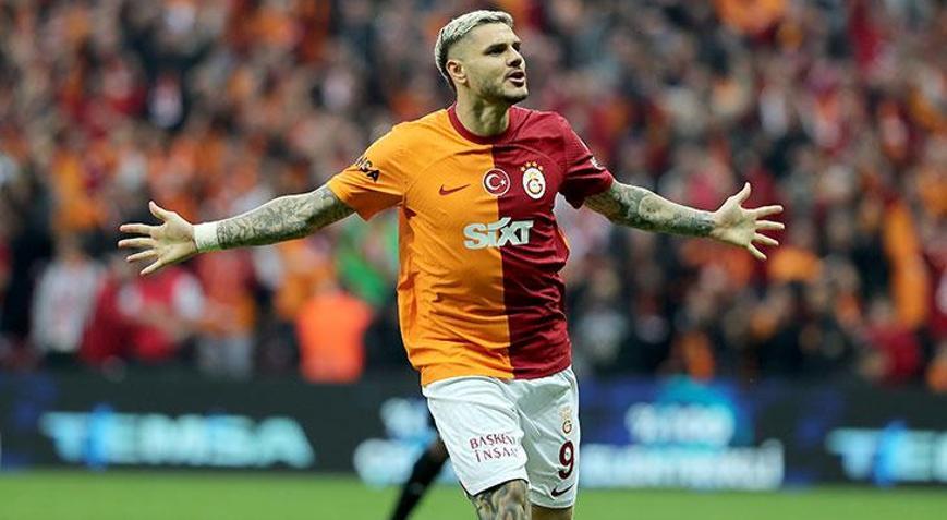 Mauro Icardi den Süper Lig de 20 nci gol sevinci Galatasaray Spor