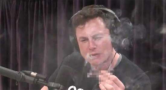 Elon Musk, canlı yayında uyuşturucu kullandı