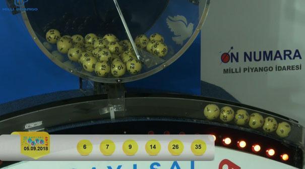 Sayısal Loto sonuçları belli oldu 5 Eylül 2018 Sayısal Loto çekilişi...