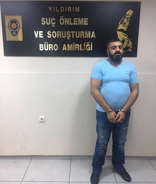 İnterpol tarafından aranan zanlı Bursada yakalandı