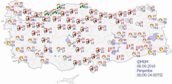 Meteoroloji uyarmıştı Ve sağanak yağış başladı