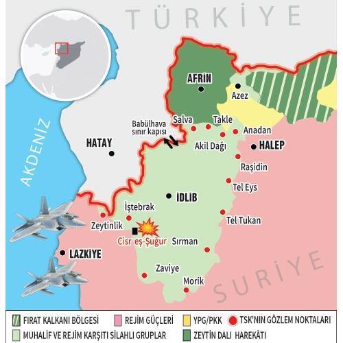 Rusya İdlib’de düğmeye bastı
