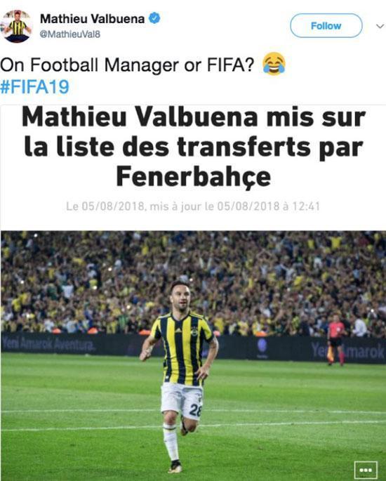 Valbuenadan transfer haberi için ilginç paylaşım