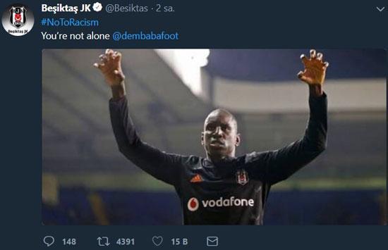 Beşiktaştan Demba Baya destek