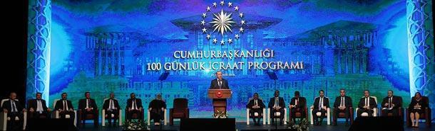 Cumhurbaşkanı Erdoğan 100 Günlük İcraat Programını açıkladı