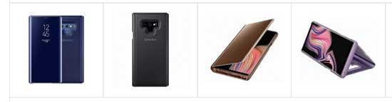 Samsung Galaxy Note 9un orijinal kılıfları internete sızdı