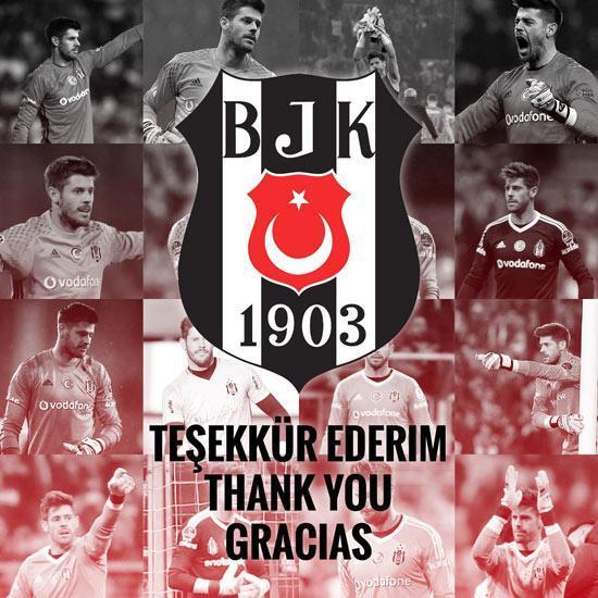 Fabriden Beşiktaşa veda mesajı