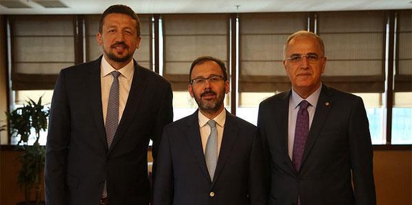 Mehmet Akif Üstündağ, Bakan Kasapoğlunu ziyaret etti