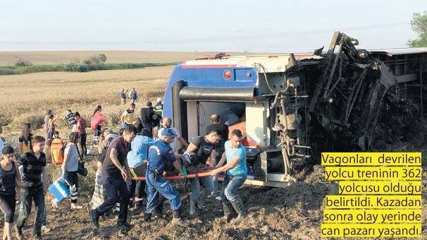 Son dakika: Tekirdağda tren kazası Ölü sayısı yükseldi...
