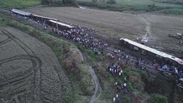 Tekirdağda tren faciası: 10 ölü, 73 yaralı