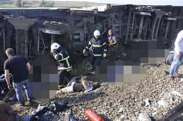 Tekirdağda tren faciası: 10 ölü, 73 yaralı