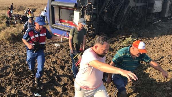 Tekirdağda tren faciası: 10 ölü, 73 yaralı