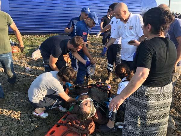 Tekirdağda tren faciası: 10 ölü, 73 yaralı
