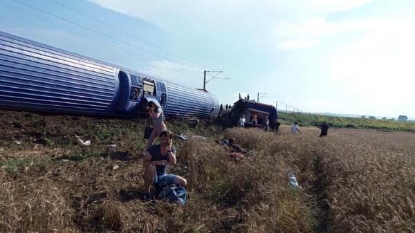 Tekirdağda tren faciası: 10 ölü, 73 yaralı