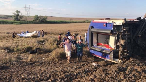 Tekirdağda tren faciası: 10 ölü, 73 yaralı