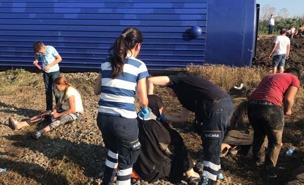 Tekirdağda tren faciası: 10 ölü, 73 yaralı
