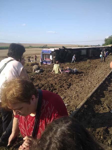 Tekirdağda tren faciası: 10 ölü, 73 yaralı