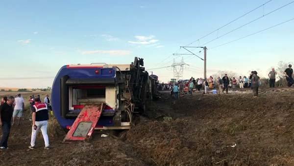 Tekirdağda tren faciası: 10 ölü, 73 yaralı