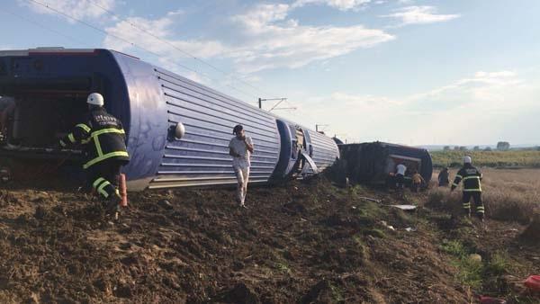 Tekirdağda tren faciası: 10 ölü, 73 yaralı