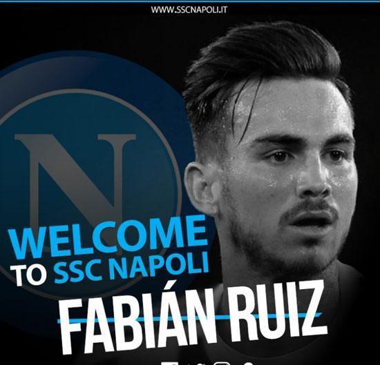 Napoli, Real Betisten Fabian Ruizi kadrosuna kattı