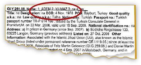 Bir Türk BM’nin terör listesinde