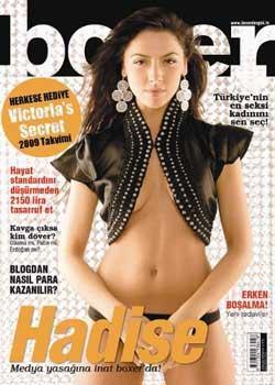 Hadise erkek dergisine soyundu
