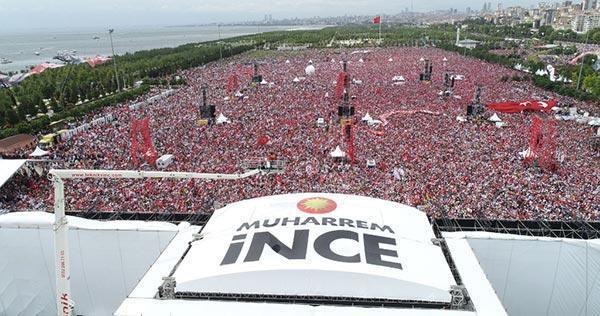Son dakika... Muharrem İnce İstanbul mitinginde konuştu: 2 bin 200 lira olacak