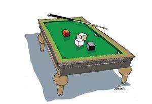 Köşeli bilardo topları