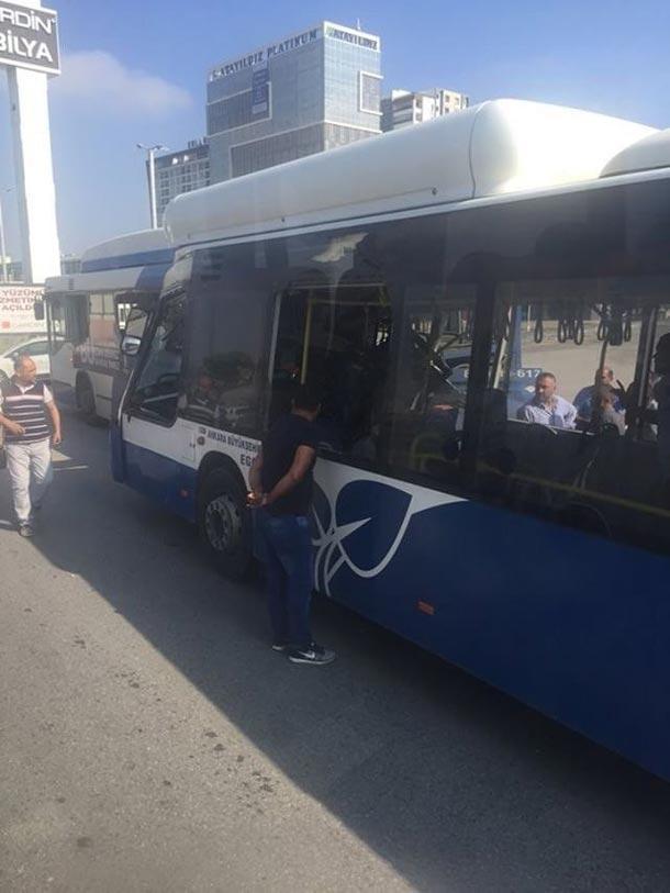 Son dakika: Ankarada otobüsler birbirine girdi Ölü ve yaralılar var...