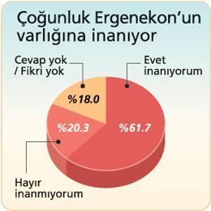 Halkın çoğunluğuna göre ‘ERGENEKON örgütü’ var