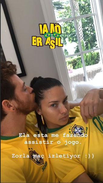 Adriana Limadan Metin Hara ile Brezilya paylaşımı