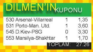 Rövanşta Arsenal