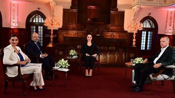 Son dakika: Cumhurbaşkanı Erdoğandan CNN TÜRK-Kanal D ortak yayınında önemli açıklamalar