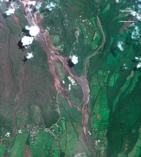 Haritadan sildi, uzaydan göründü