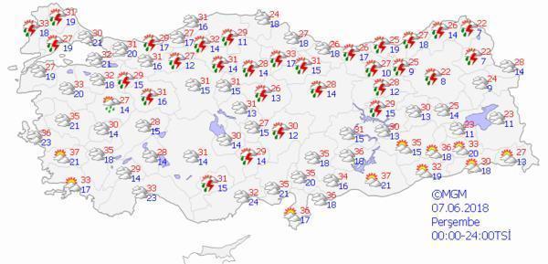 Son dakika: Meteoroloji uyardı Bugünden itibaren başlıyor...