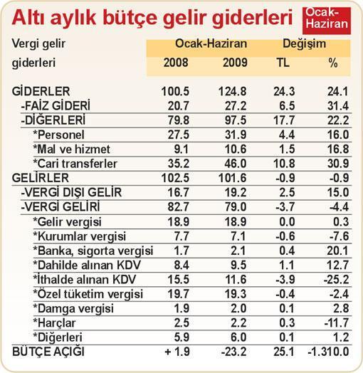 Vergi artırımının sınırı var, bütçe açığı iç borçla kapatılacak