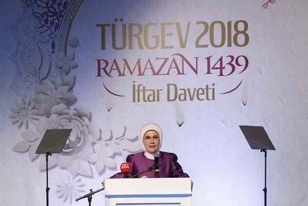 Emine Erdoğan: Çabalarımız aynı nehre aksın ve çağlayanlar  oluştursun