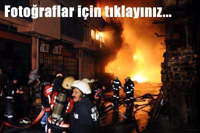 Doğu Sanayi Sitesi’nde çıkan yangın korkuttu