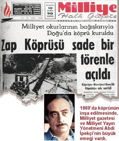 Zap Suyu’ndan bu kez barışa köprü uzanacak