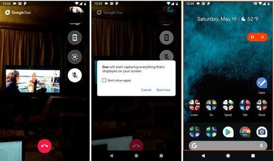 Google Duonun Android uygulamasına ekran paylaşımı özelliği geldi