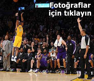 Kobe Bryant 39 sayı ile oynadı