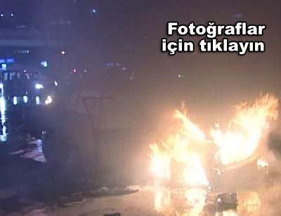 Alkollü sürücü benzin ile suyu karıştırınca...