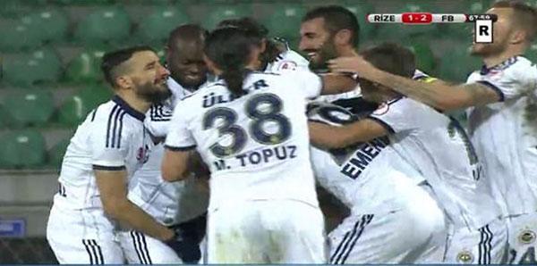 Çaykur Rizespor  Fenerbahçe: 1-4