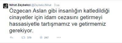 Zeybekçi: İdam cezası getirilmeli