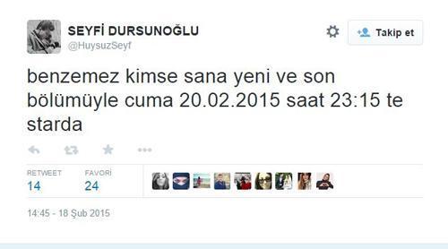 Benzemez Kimse Sana programı için flaş karar